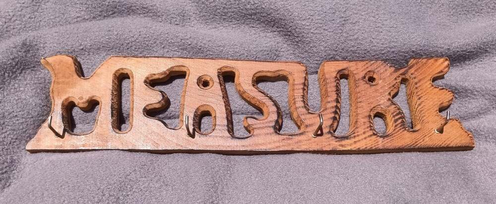 Wooden Measuring Cup Holder "Measure" Cottagecore Farmhouse Kitchen Decor